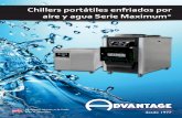 Chillers portátiles enfriados por aire y agua Serie Maximum