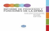 INFORME DE PROCESOS Y FUNCIONES DE LA DPMD
