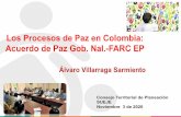 Los Procesos de Paz en Colombia: Acuerdo de Paz Gob. Nal ...