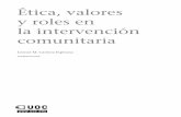 Ética, valores y roles en la intervención comunitaria