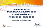 EQUIPO PARALÍMPICO ESPAÑOL TOKIO 2020