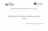 Compilación de Programas Operativos Anuales 2018