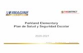 Parkland Elementary Plan de Salud y Seguridad Escolar