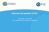 Informe de gestión CITIC