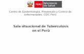 Sala situacional de Tuberculosis en el Perú