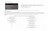 ProJet MJP 2500 - User Guide - es