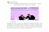 DISCURSO OCTAVO GABINETE BINACIONAL ECUADOR PERÚ