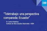 “Teletrabajo: una perspectiva comparada: Ecuador”