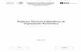 Aspectos Técnicos y Operativos de Organización Archivística