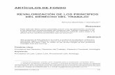ARTÍCULOS DE FONDO REVALORIZACIÓN DE LOS PRINCIPIOS DEL ...