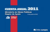 CUENTA ANUAL 2011 - Ministerio de Obras Públicas