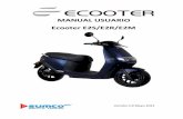 MANUAL USUARIO Ecooter E2S/E2R/E2M - Sumco: moto