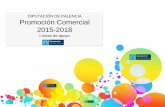 DIPUTACIÓN DE PALENCIA Promoción Comercial 2015-2018