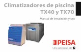 Climatizadores de piscina TX40 y TX70