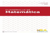 CUADERNILLO DE Matemática