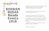 DOSSIER BODAS Balada Events - celebritylledo.com