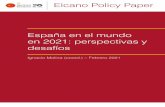 España en el mundo en 2021: perspectivas y desafíos