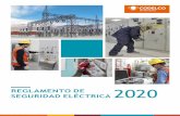 REGLAMENTO DE SEGURIDAD ELÉCTRICA 2020