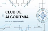 CLUB DE ALGORITMIA