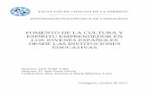 FOMENTO DE LA CULTURA Y ESPÍRITU EMPRENDEDOR EN LOS ...