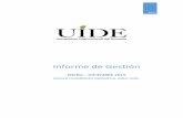 Informe de Gestión - UIDE