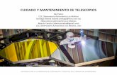 CUIDADO Y MANTENIMIENTO DE TELESCOPIOS
