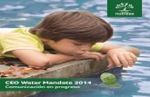 CEO Water Mandate 2014 - Grupo Nutresa