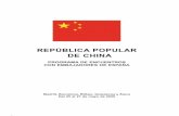 REPÚBLICA POPULAR DE CHINA - Ministerio de Asuntos ...