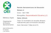 Revista Iberoamericana de Educación Número 4