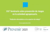 155° Seminario sobre prevención de riesgos en la actividad ...