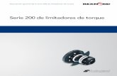 Descripción general de la serie 200 de limitadores de torque