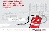 Seguridad Spanish en caso de incendio en casa