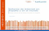 Informe de Internet en Espa±a y en el Mundo