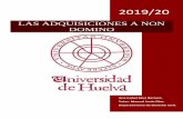 LAS ADQUISICIONES A NON DOMINO - Facultad de Derecho