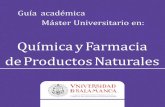 master quimica y farmacia de productos naturales