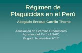 Régimen de Plaguicidas en el Perú - ica.gov.co