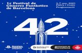 1r Festival de 3-7 nov. 2021 Gèneres Fantàstics Fabra i ...