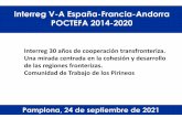 Interreg V-A España-Francia-Andorra POCTEFA 2014-2020
