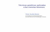 T©cnicas Gen©ticas aplicadas a las ciencias forenses - Victor Acu±a Alonzo