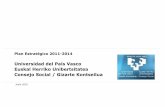 Plan Estrat©gico 2011-2014 - Consejo Social de la UPV