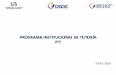 PROGRAMA INSTITUCIONAL DE TUTORÍA PIT