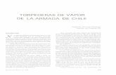 TORPEDERAS DE VAPOR DE LA ARMADA DE CHILE
