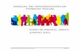 MANUAL DE ORGANIZACIÓN DE TRABAJO SOCIAL