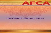 INFORME ANUAL 2015 - AFCA