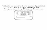 Válvula de control Serie Water Specialist Manual de ...