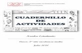 CUADERNILLO DE ACTIVIDADES - Escuela Amanecer