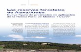 Las reservas forestales de Álava/Araba