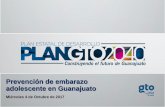 Prevención de embarazo adolescente en Guanajuato
