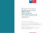 Manual Portafolio Educación Media Técnico Profesional 2021