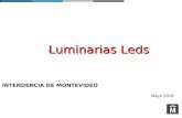 Luminarias Leds - Intendencia de Montevideo.
